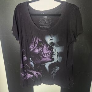 Gothic Lady Graphic Women's Top